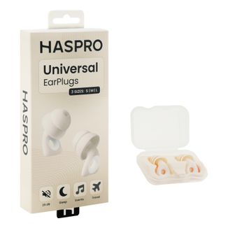 Haspro Universal, zatyczki do uszu, sand, 2 sztuki Haspro Universal, zatyczki do uszu, sand, 2 sztuki - zdjęcie produktu