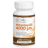 SEMA Maxi Lab Witamina D3 4000 j.m., 120 kapsułek - miniaturka zdjęcia produktu