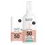 Zestaw Naif Baby & Kids, mineralny sztyft przeciwsłoneczny dla dzieci i niemowląt, SPF 50, 36 g + spray przeciwsłoneczny dla dzieci i niemowląt, SPF 50, nieperfumowany, 100 ml - miniaturka  zdjęcia produktu