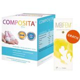 Composita One, 30 kapsułek + 30 kapsułek DHA + Imbifem, krople, 50 ml gratis - miniaturka zdjęcia produktu