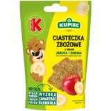 Kupiec & Kubuś Ciasteczka zbożowe, jabłko-banan, 50 g - miniaturka zdjęcia produktu