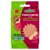 Kupiec & Kubuś Podpłomyki mini, smak jabłka i maliny, 30 g - miniaturka zdjęcia produktu
