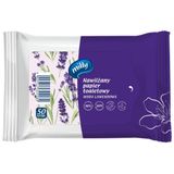 Milly, nawilżany papier toaletowy, woda lawendowa, 50 sztuk - miniaturka zdjęcia produktu