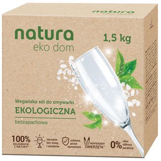 Natura Eko Dom, sól do zmywarki, 1,5 kg - zdjęcie produktu