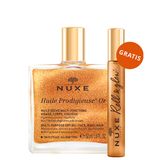 Nuxe Huile Prodigieuse Or, suchy olejek ze złotymi drobinkami do ciała, twarzy i włosów, 50 ml + 8 ml gratis - miniaturka zdjęcia produktu
