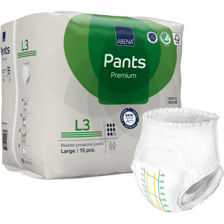 Abena Pants Premium L3, majtki chłonne, 15 sztuk Abena Pants Premium L3, majtki chłonne, 15 sztuk - zdjęcie produktu