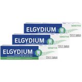 Zestaw Elgydium Sensitive, pasta do zębów w postaci żelu, 3 x 75 ml - miniaturka zdjęcia produktu