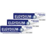 Zestaw Elgydium, wybielająca pasta do zębów z wysoce rozdrobnionymi cząsteczkami wodorowęglanu sodu, 3 x 75 ml - miniaturka zdjęcia produktu