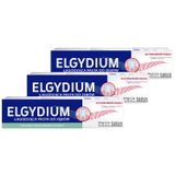 Zestaw Elgydium, pasta do zębów na podrażnione dziąsła, 3 x 75 ml - miniaturka zdjęcia produktu