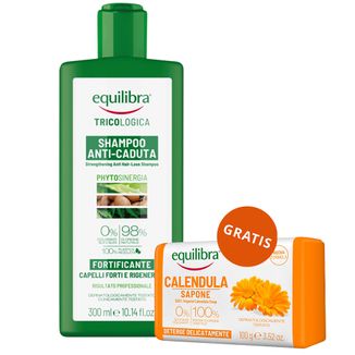 Equilibra Tricologica, wzmacniający szampon przeciw wypadaniu włosów, 300 ml + mydło nagietkowe, 100 g gratis - zdjęcie produktu
