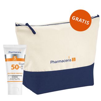 Pharmaceris S Spectrum Protect, SPF 50+ krem o szerokopasmowej ochronie, 50 ml + kosmetyczka gratis Pharmaceris S Spectrum Protect, SPF 50+ krem o szerokopasmowej ochronie, 50 ml + kosmetyczka gratis - zdjęcie produktu