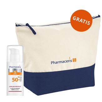 Pharmaceris S Capilar & Sun Protect, krem ochronny, skóra naczynkowa i z trądzikiem różowatym SPF 50+, 50 ml + kosmetyczka gratis - zdjęcie produktu