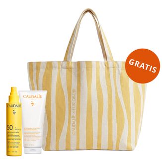 Zestaw Caudalie Vinosun Protect, spray o wysokiej ochronie SPF 50, 150 ml + mleczko po opalaniu, 200 ml + torba gratis - zdjęcie produktu