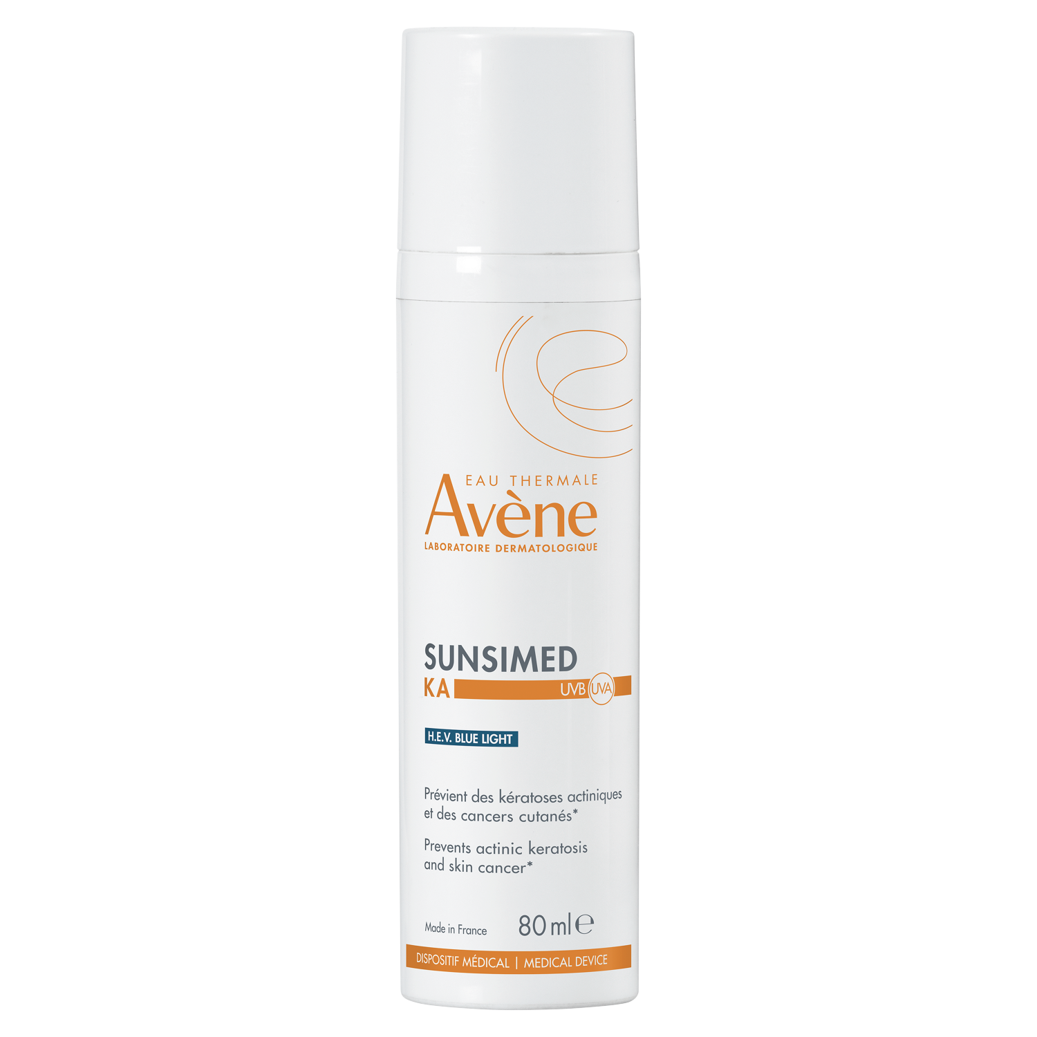 Avene Avene Sunsimed KA Blue Light, krem do skóry wrażliwej skłonnej do rogowacenia słonecznego, SPF 50+, 80 ml — Inhaltsstoffe und Bewertung