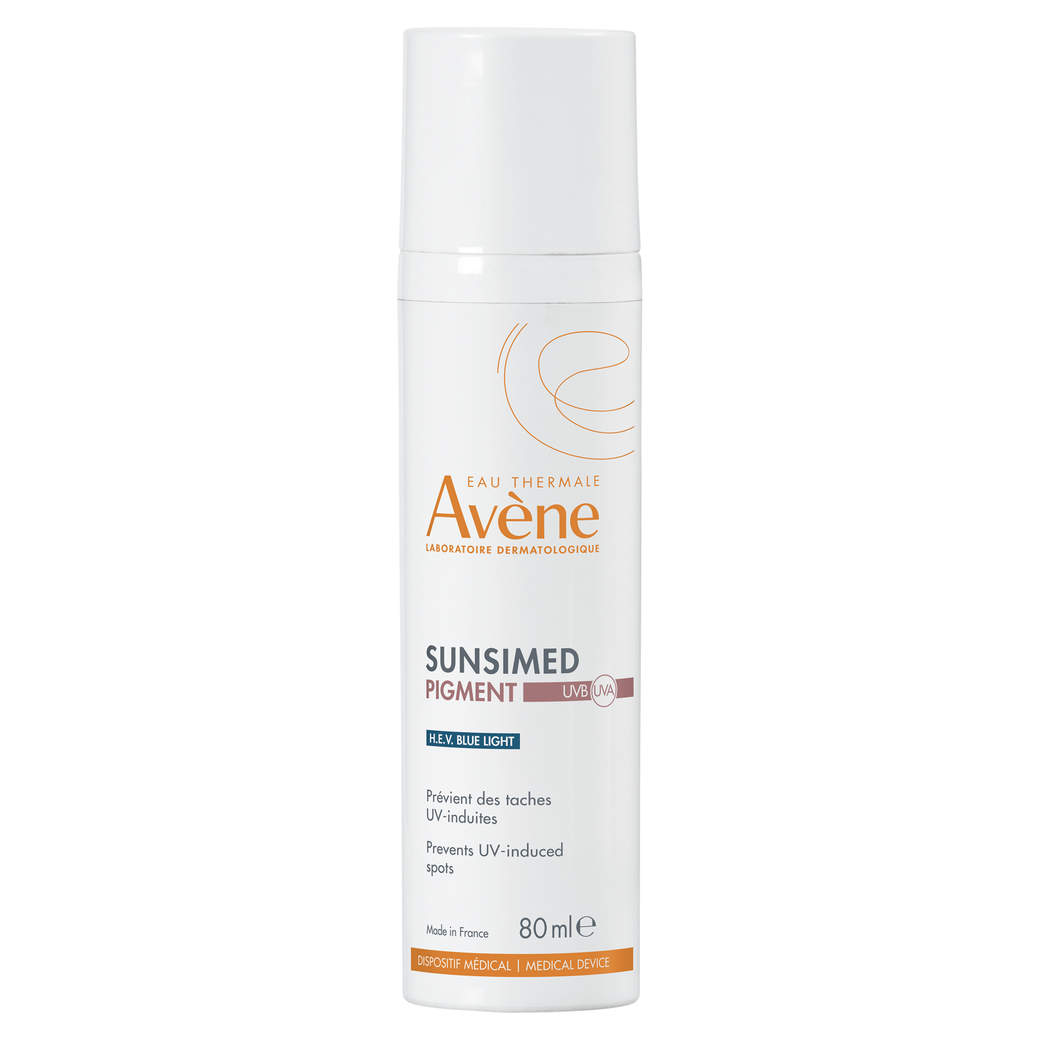 Avene Avene Sunsimed Pigment Blue Light, krem do skóry skłonnej do zmian pigmentacyjnych, SPF 50+, 80 ml — Inhaltsstoffe und Bewertung