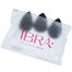 Ibra Makeup Blender Sponge, zestaw gąbeczek do makijażu, czarne, 3 sztuki - miniaturka  zdjęcia produktu