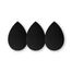 Ibra Makeup Blender Sponge, zestaw gąbeczek do makijażu, czarne, 3 sztuki - miniaturka 2 zdjęcia produktu