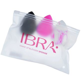 Ibra Makeup Blender Sponge, zestaw gąbeczek do makijażu, mix, 3 sztuki - zdjęcie produktu