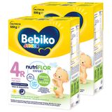 Zestaw Bebiko Junior 4R Nutriflor Expert, odżywcza formuła na bazie mleka z kleikiem ryżowym, powyżej 2 roku, 2 x 550 g - miniaturka zdjęcia produktu