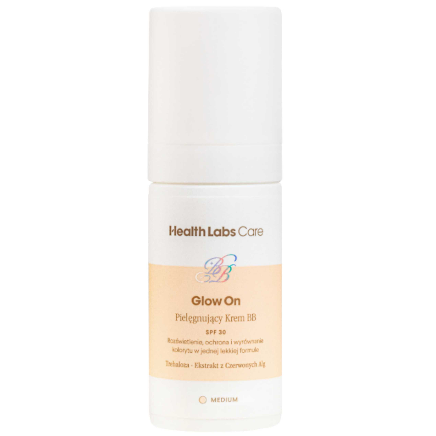 Nieznana Health Labs Glow On, pielęgnujący krem BB, Medium, 30 ml — Składniki i ocena
