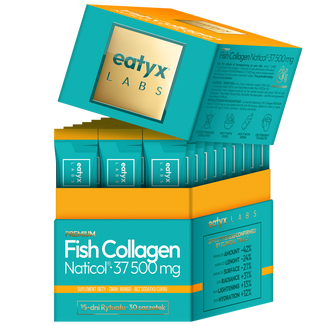Eatyx Labs Fish Collagen Premium Naticol 37 500 mg, mango, 2,5 g x 30 saszetek - zdjęcie produktu