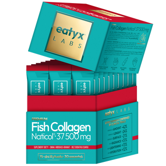 Eatyx Labs Fish Collagen Premium Naticol 37 500 mg, hibiskus-granat, 2,5 g x 30 saszetek Eatyx Labs Fish Collagen Premium Naticol 37 500 mg, hibiskus-granat, 2,5 g x 30 saszetek - zdjęcie produktu