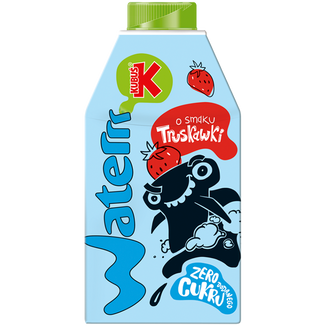 Kubuś Waterrr Napój owocowy o smaku truskawki, 500 ml - zdjęcie produktu
