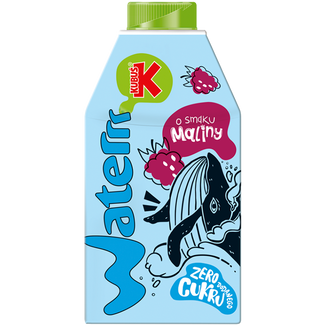 Kubuś Waterrr Napój owocowy o smaku maliny, 500 ml - zdjęcie produktu