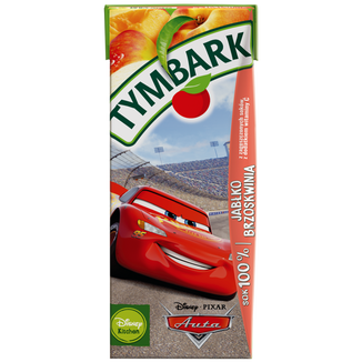 Tymbark Sok 100%, jabłko-brzoskwinia, 200 ml Tymbark Sok 100%, jabłko-brzoskwinia, 200 ml - zdjęcie produktu