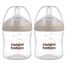 Zestaw Canpol Babies, butelka antykolkowa Natural Shape ze smoczkiem dwustrefowym, od urodzenia, 2 x 150 ml - miniaturka 2 zdjęcia produktu