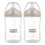 Zestaw Canpol Babies, butelka antykolkowa Natural Shape ze smoczkiem dwustrefowym, od urodzenia, 2 x 260 ml - miniaturka 2 zdjęcia produktu