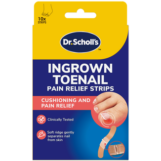 Dr. Scholl's, paski przeciwbólowe na wrastające paznokcie stóp, 10 sztuk - zdjęcie produktu
