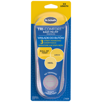 Dr. Scholl's Easy Fit Tri-Comfort, wkładki do butów, 35,5-40,5, 1 para - zdjęcie produktu