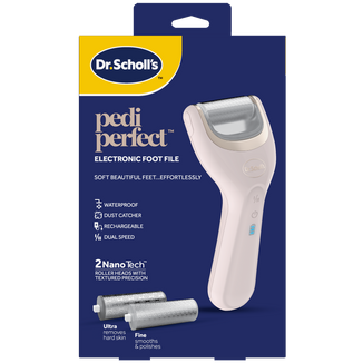 Dr. Scholl’s Pedi Perfect NanoTech, elektroniczny pilnik do stóp z 2 głowicami, 1 sztuka - zdjęcie produktu