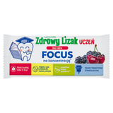 Zdrowy Lizak Uczeń Focus, bez cukru, smak wiśniowo-jagodowy, od 3 lat, 1 sztuka - miniaturka zdjęcia produktu