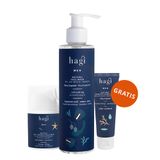 Zestaw Hagi Men Ahoj Kapitanie, naturalny przeciwzmarszczkowy krem do twarzy, ujędrniająco-liftingujący, 50 ml + żel do mycia twarzy, 200 ml + krem do rąk, 50 ml gratis - miniaturka zdjęcia produktu
