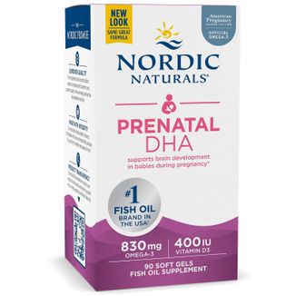 Nordic Naturals Prenatal DHA, Omega-3 + D3, 90 kapsułek Nordic Naturals Prenatal DHA, Omega-3 + D3, 90 kapsułek - zdjęcie produktu