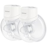 Momcozy S12 Pro, laktator elektryczny, podwójny, muszlowy, biały, 180 ml - miniaturka zdjęcia produktu