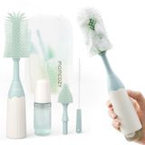 Momcozy LS002, zestaw do czyszczenia butelek, zielony - miniaturka zdjęcia produktu
