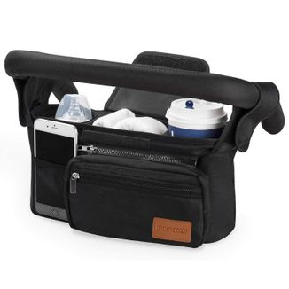 Momcozy Stroller Organizer, torba do wózka, czarna Momcozy Stroller Organizer, torba do wózka, czarna - zdjęcie produktu
