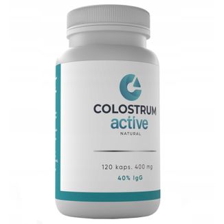 Colostrum Active Natural 40% IgG, 120 kapsułek Colostrum Active Natural 40% IgG, 120 kapsułek - zdjęcie produktu