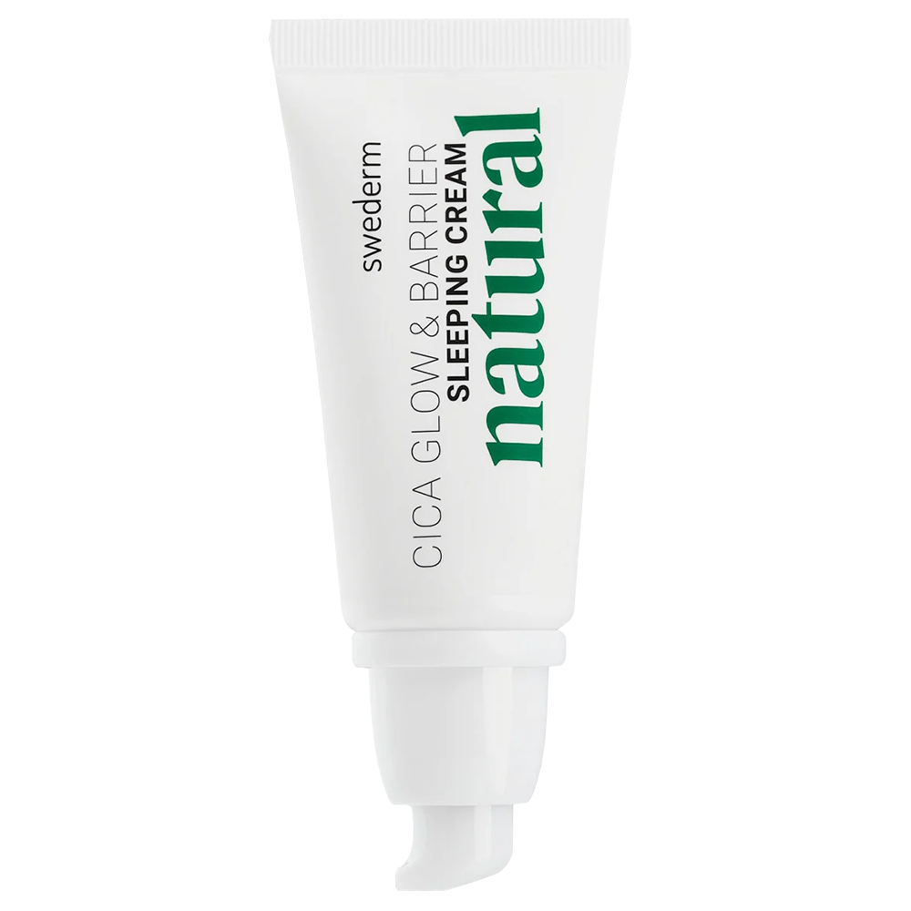 Nieznana Swederm Cica Glow&Barrier Sleeping Cream, Maske für die Nacht, 50 ml — Inhaltsstoffe und Bewertung