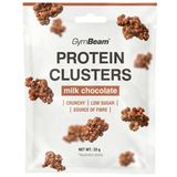 GymBeam Protein Clusters, ciasteczka, milk chocolate, 33 g - miniaturka zdjęcia produktu
