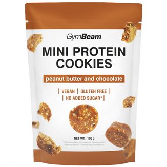 GymBeam Mini ciastka proteinowe, czekolada z masłem orzechowym, 100 g
 KRÓTKA DATA - zdjęcie produktu