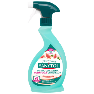Sanytol, płyn uniwersalny, grejpfrut, 500 ml Sanytol, płyn uniwersalny, grejpfrut, 500 ml - zdjęcie produktu