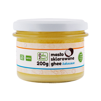 Palce Lizać! Masło sklarowane ghee, kokosowe, 200 g - zdjęcie produktu