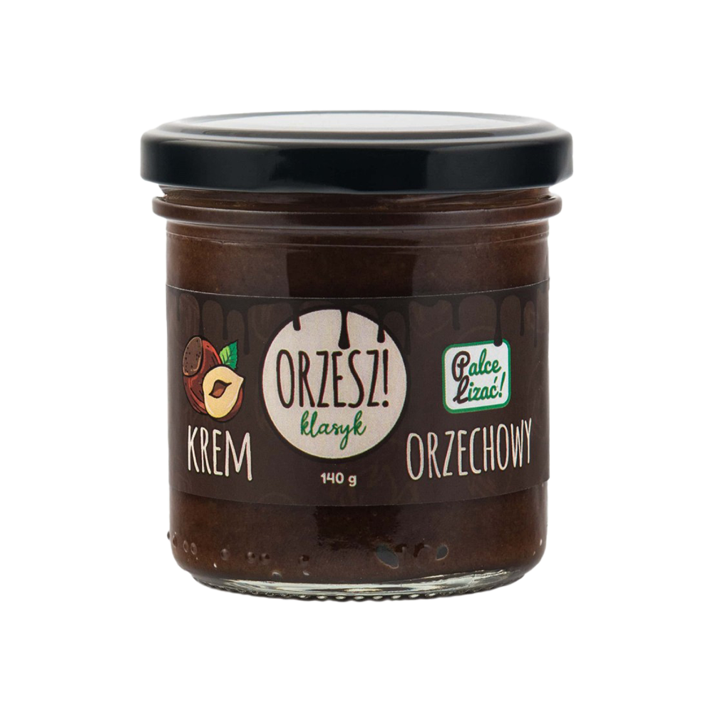 Nieznana Palce Lizać! ORZESZ! klasyk, krem orzechowy, 140 g