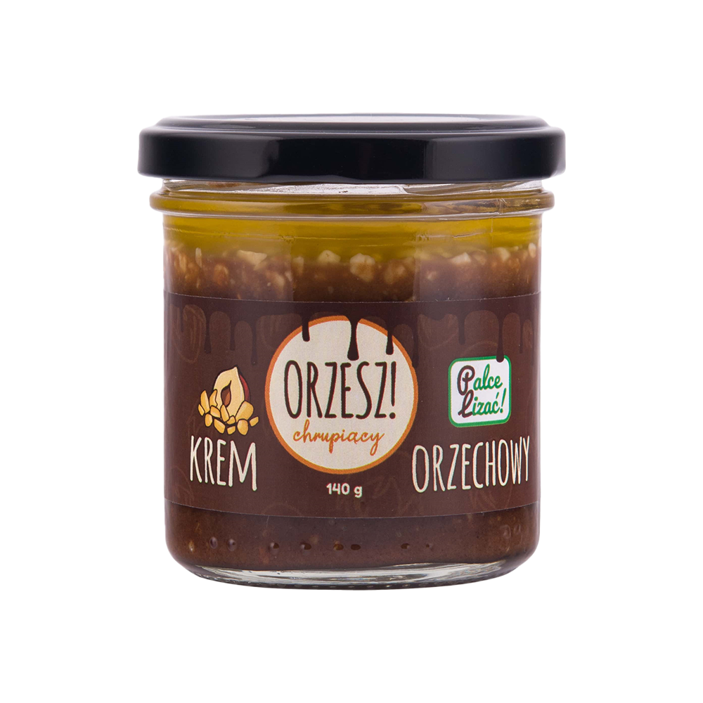 Nieznana Palce Lizać! ORZESZ! chrupiący, krem orzechowy, 140 g