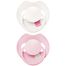 Lovi Prime, smoczek uspokajający, 0-6 miesięcy, silikonowy, dynamiczny, Rose/Rose Cream, 2 sztuki - miniaturka  zdjęcia produktu