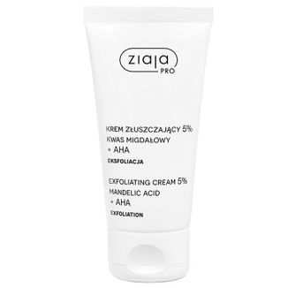 Ziaja Pro, krem złuszczający 5% kwas migdałowy + AHA, 50 ml - zdjęcie produktu